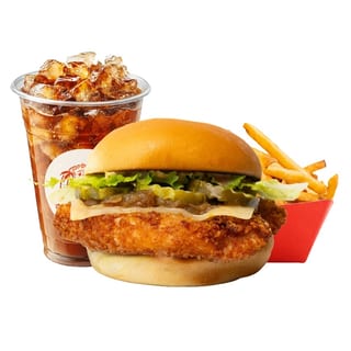 Chicken Sandwich W/ Fries & Drink