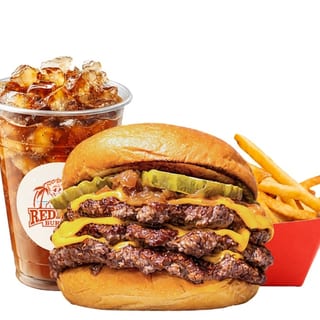 Redhead Burger w/ Fries & Drink