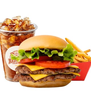 Double Cheeseburger W/ Fries & Drink