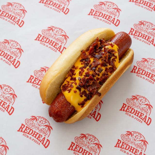 Cheesy Bacon Dog.